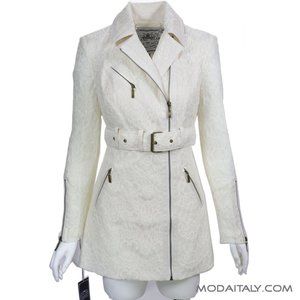 Blanc Noir Lace Trench Coat Unique & Astonishing